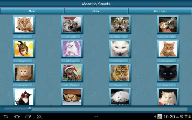 Meowing Cat Sounds android App screenshot 22