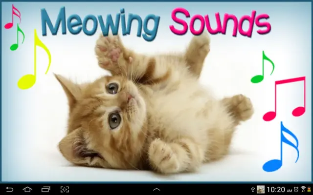 Meowing Cat Sounds android App screenshot 23