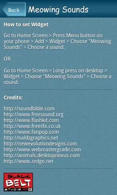 Meowing Cat Sounds android App screenshot 2